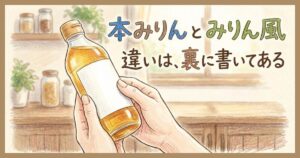 本みりんとみりん風調味料の瓶